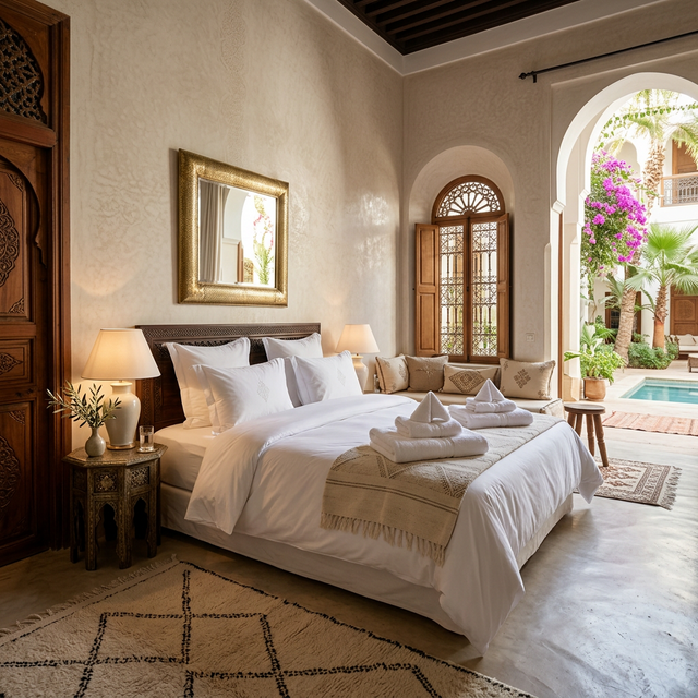 Blanchisserie pour Airbnb à Marrakech